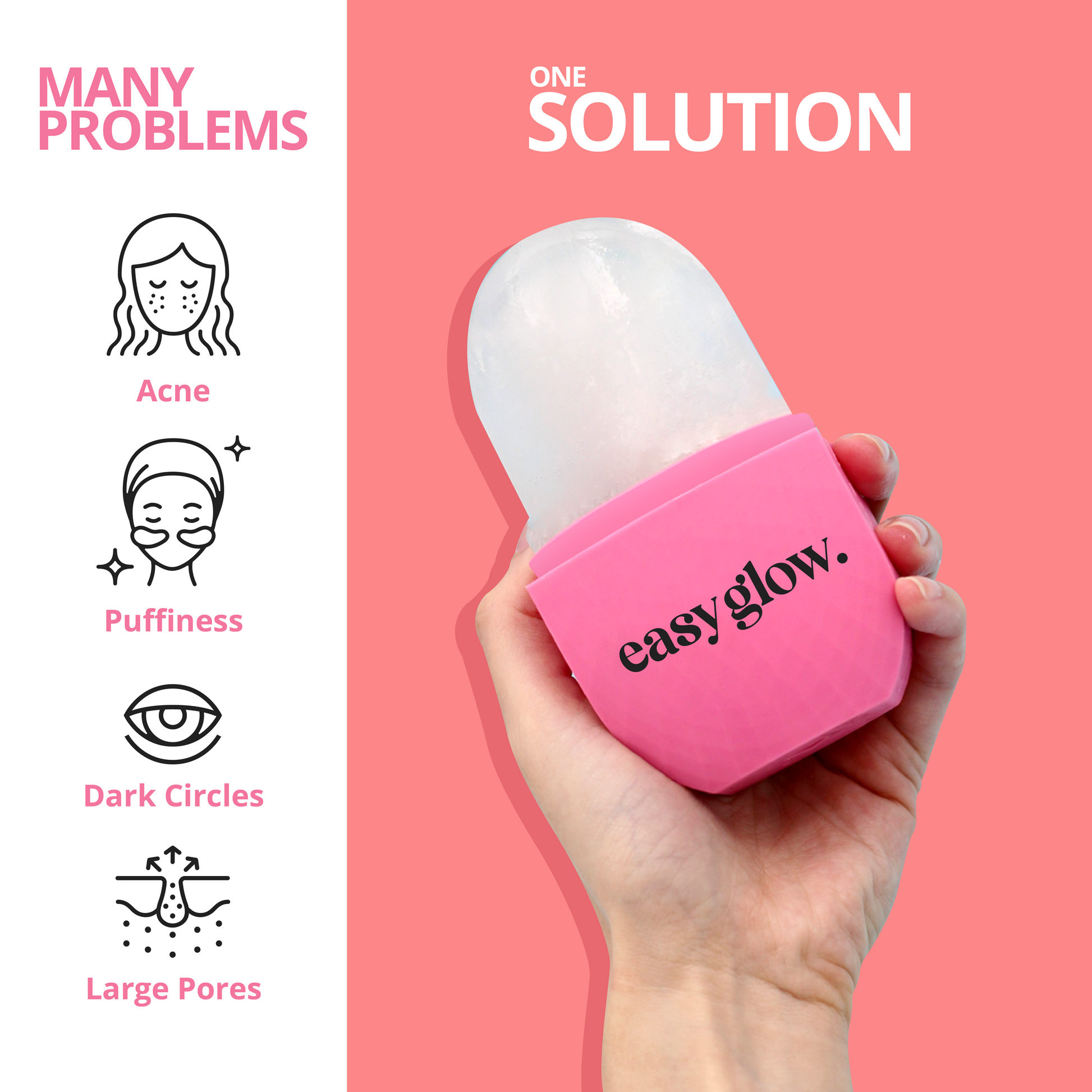 Silicone Capsule Ice Massager