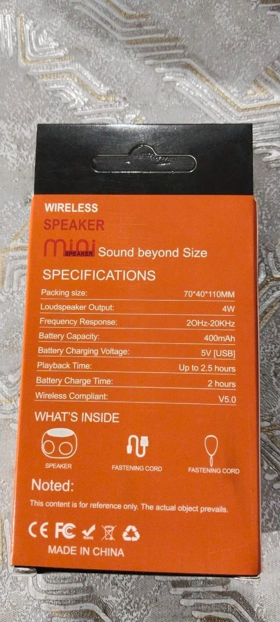 Mini Portable Wireless Bluetooth