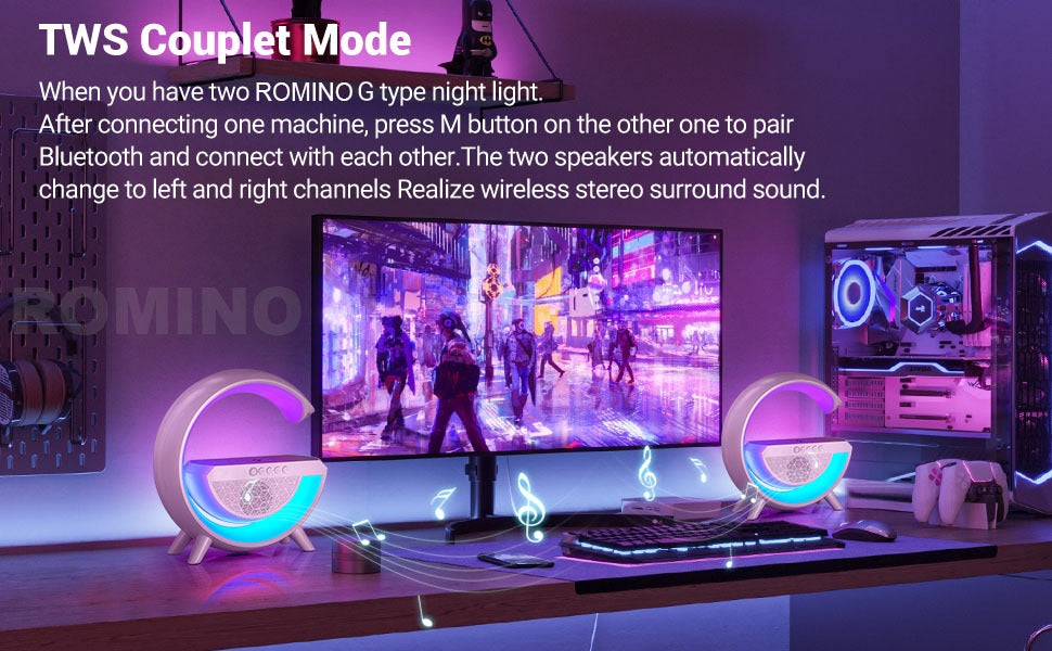 G Shaped Rgb Light Table