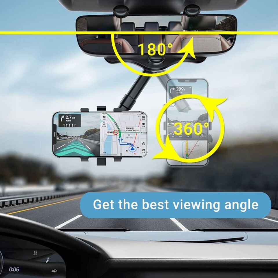Spin Mirror Mobile Holder