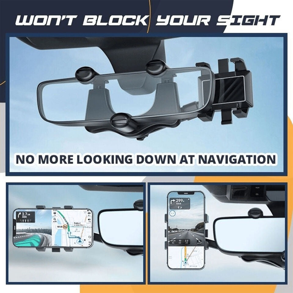 Spin Mirror Mobile Holder