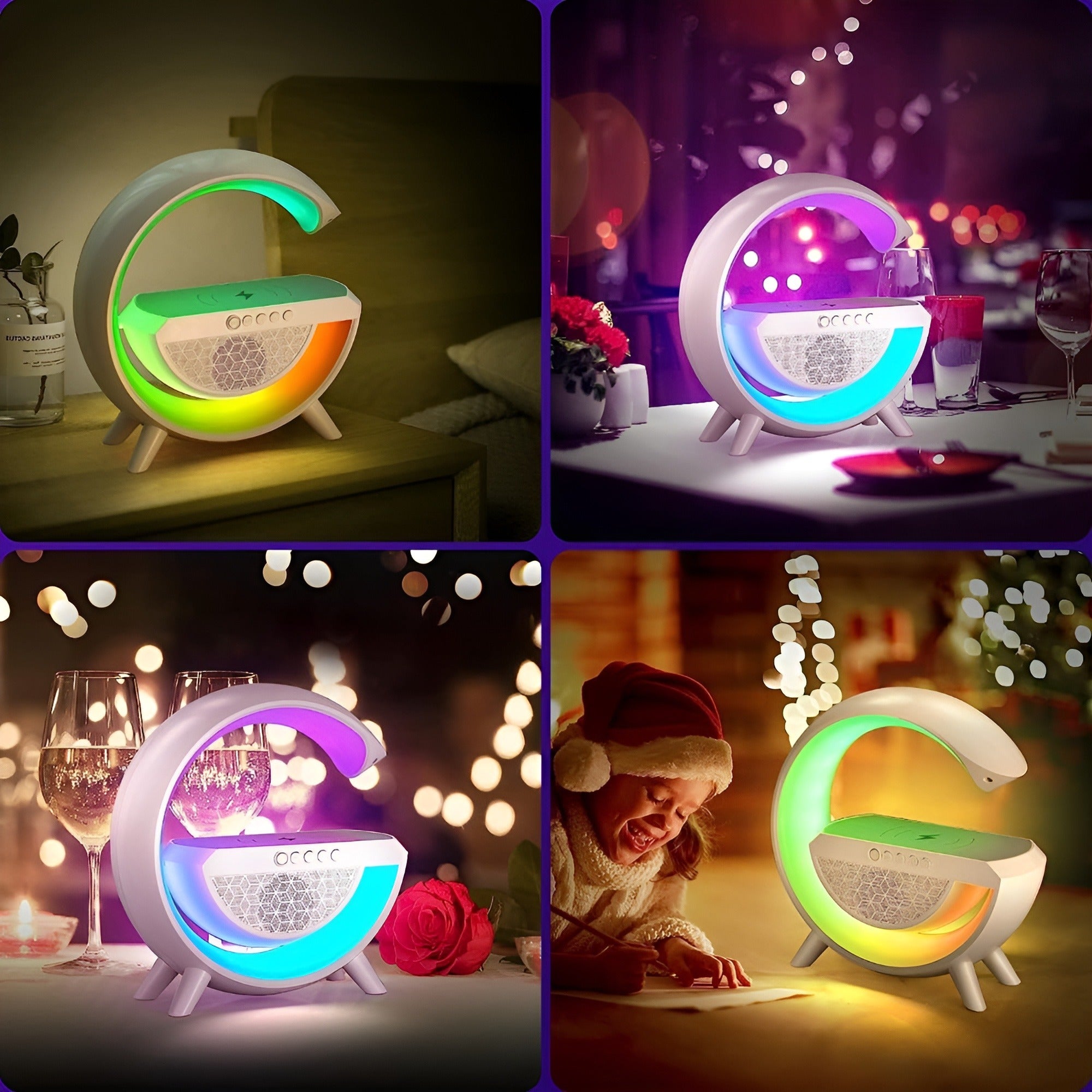 G Shaped Rgb Light Table