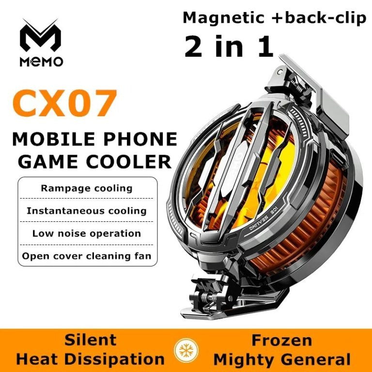 Memo Cx07 Mobile Phone Magnetic Cooling Fan
